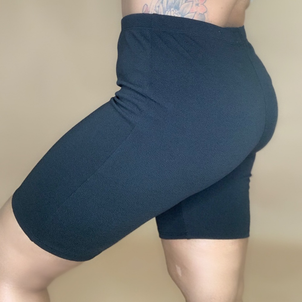 Semi-Annual Sale|Black High Waisted Biker|New